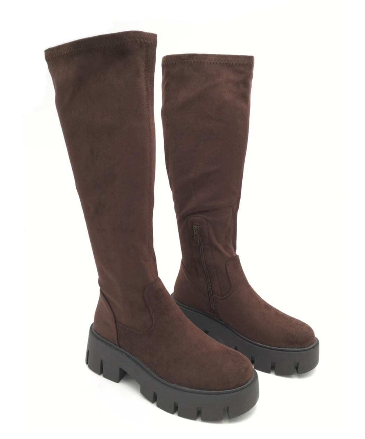 Botas de ante Asha marrones