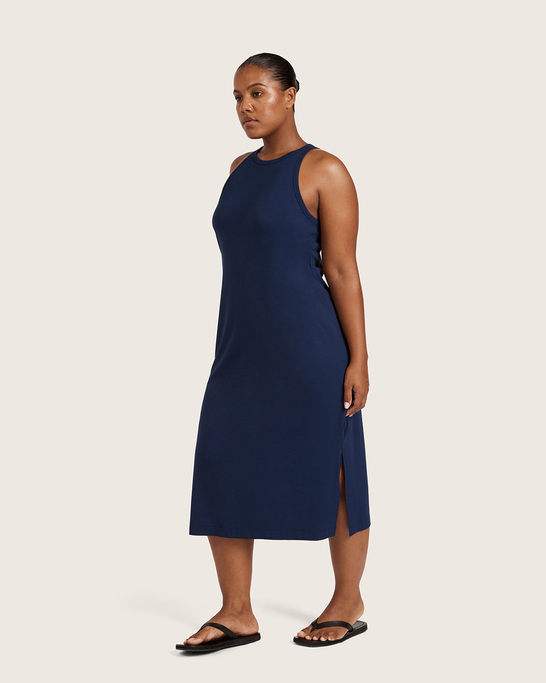 Vestido con espalda de nadador - Azul marino