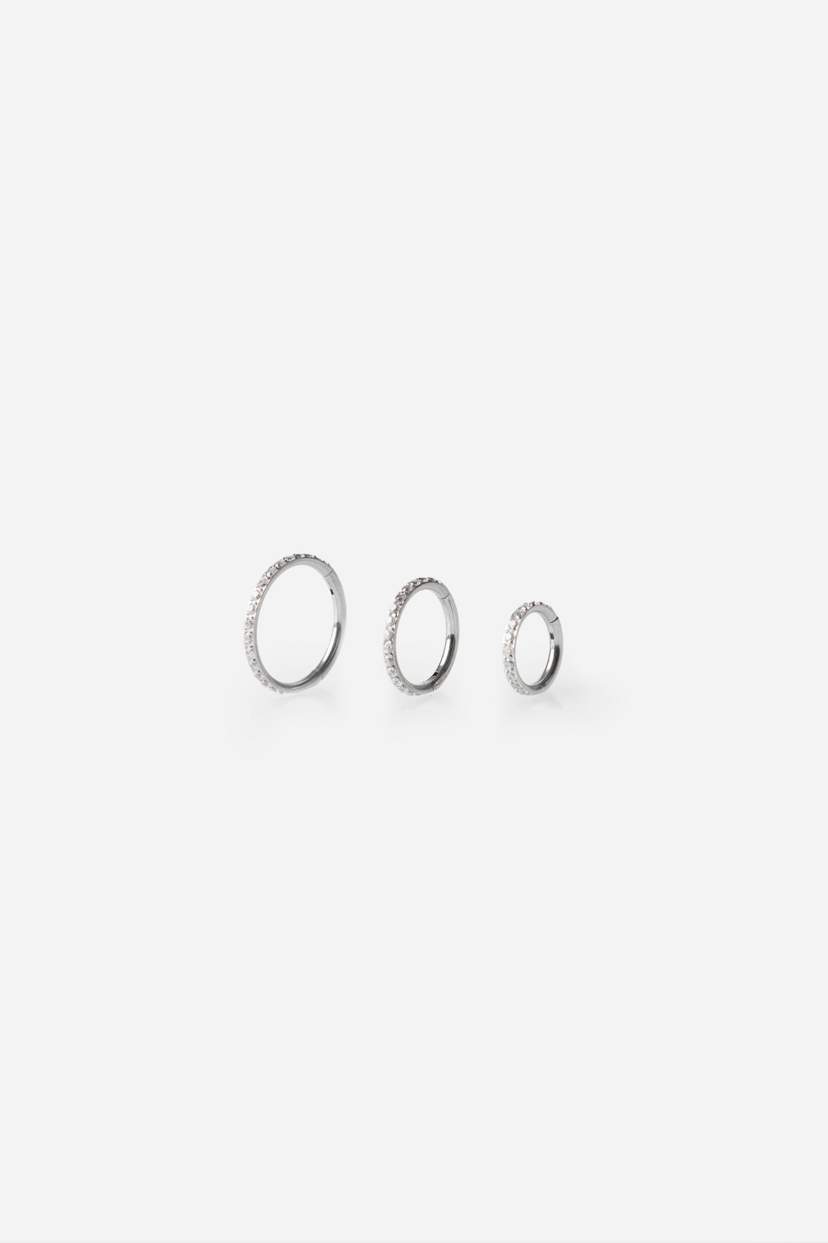 Piercing XS de circonitas de 8 mm