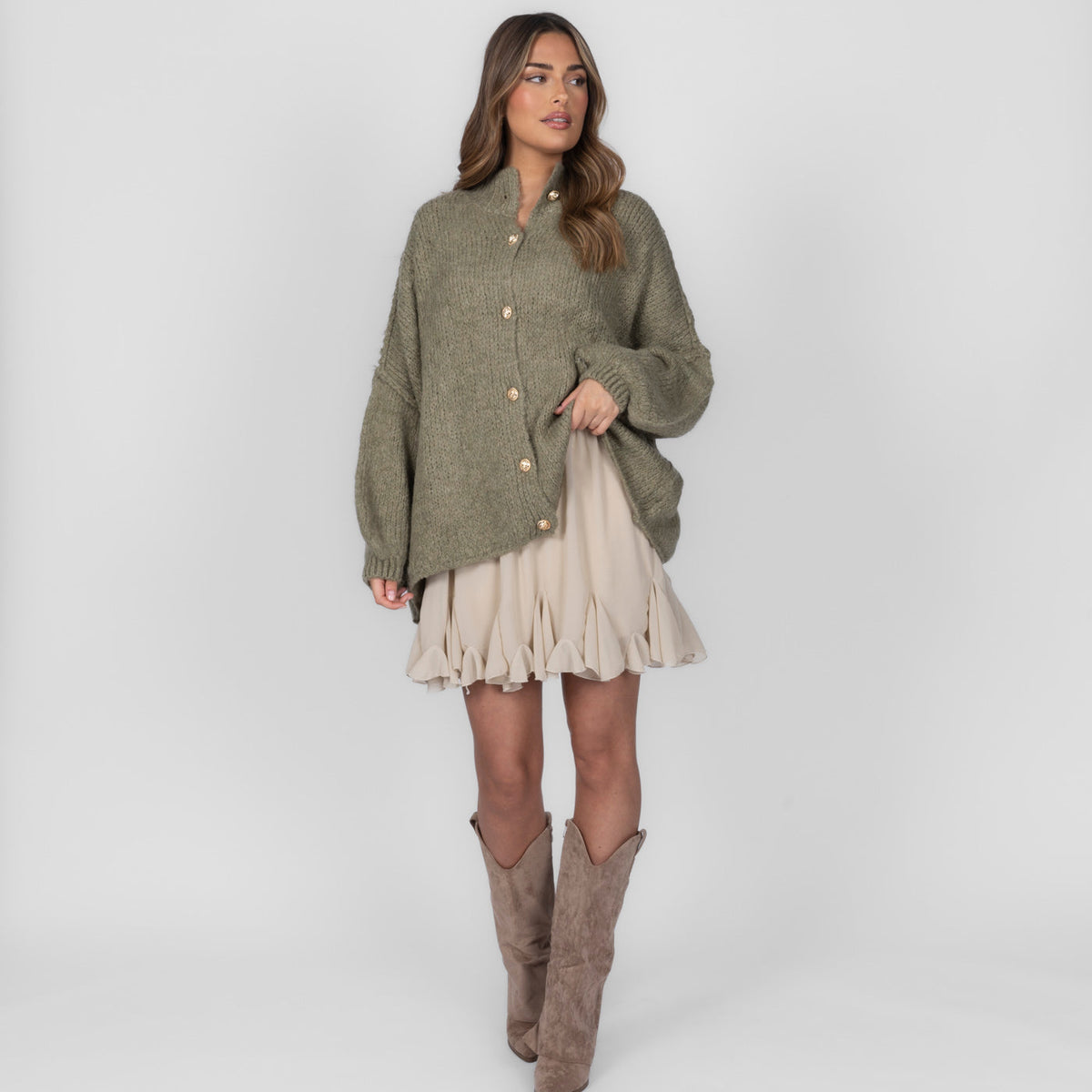 Cárdigan extragrande "CozyGlam