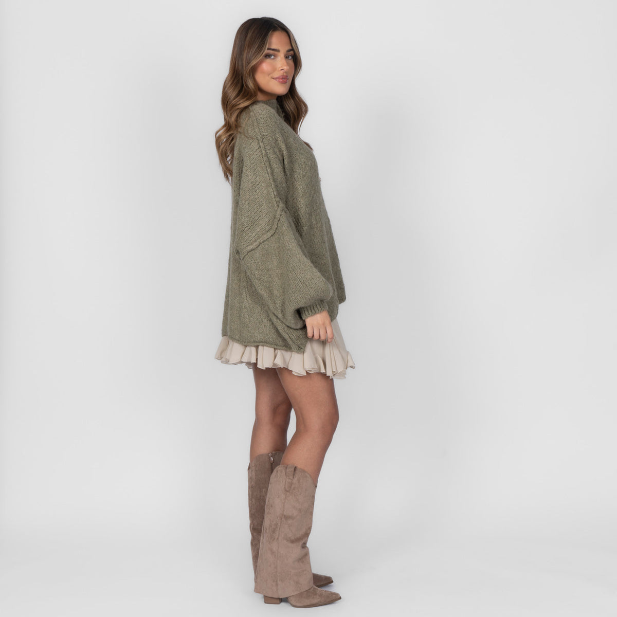 Cardigan Falda