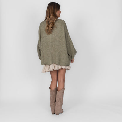 Cardigan Falda
