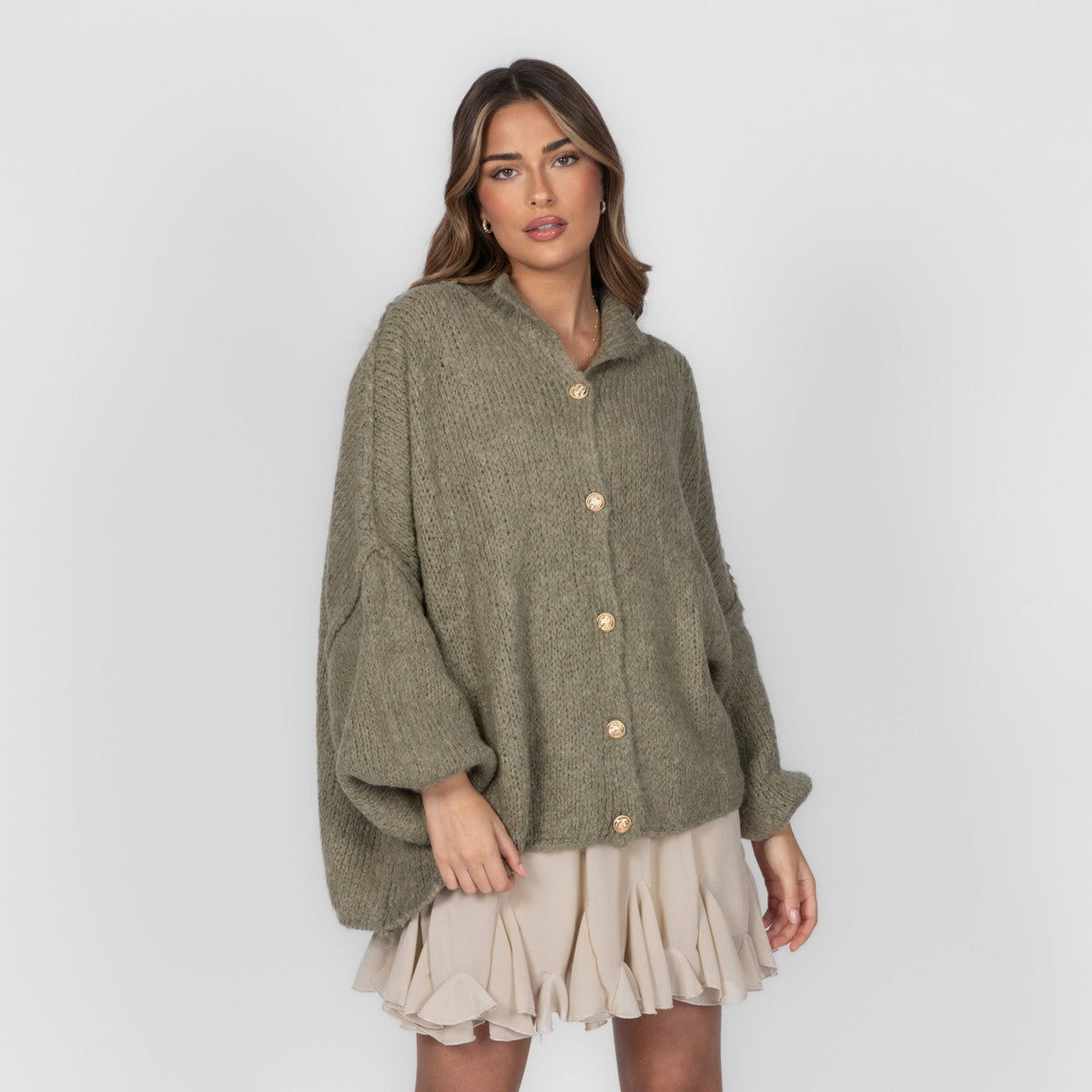 Cardigan Falda