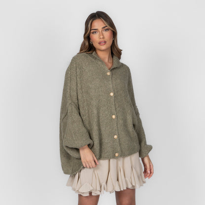 Cardigan Falda