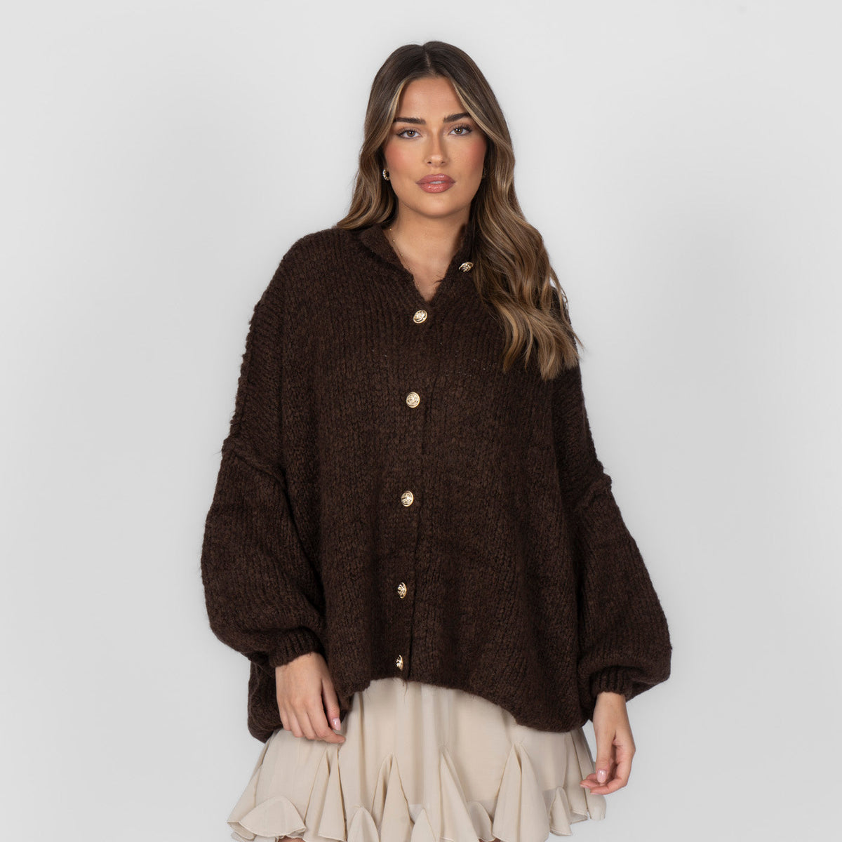 Cárdigan extragrande "CozyGlam