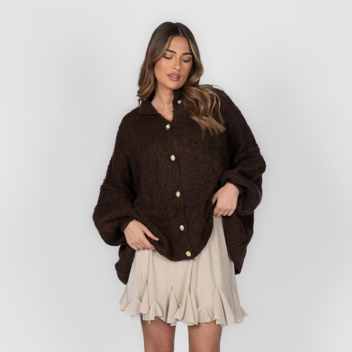 Cárdigan extragrande "CozyGlam