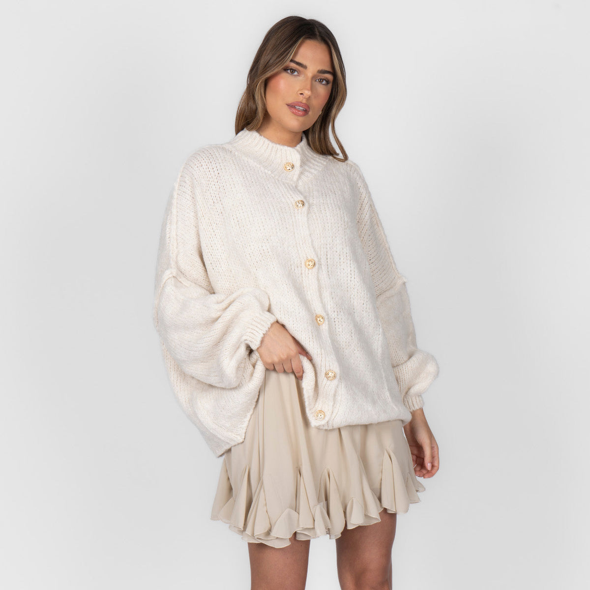 Cardigan Falda