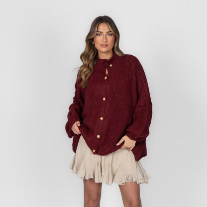 Cardigan Falda