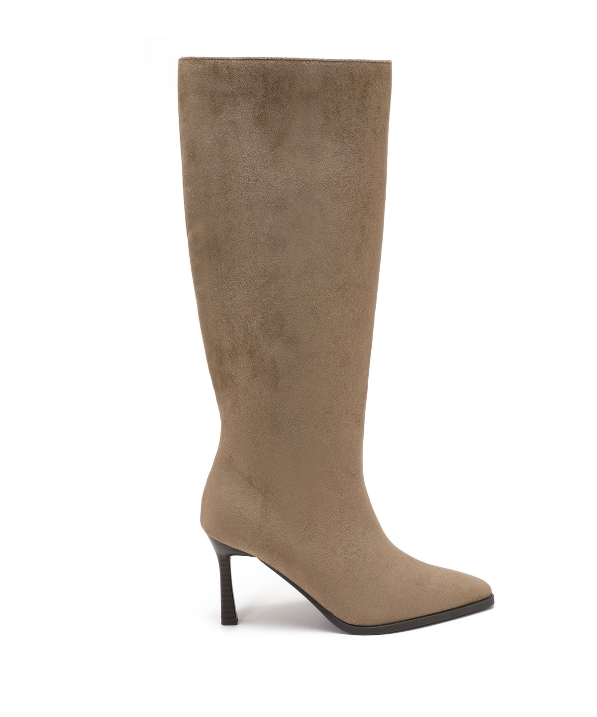 Tacones kitten de ante Maren en topo