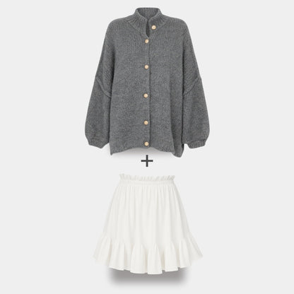 Cardigan Falda