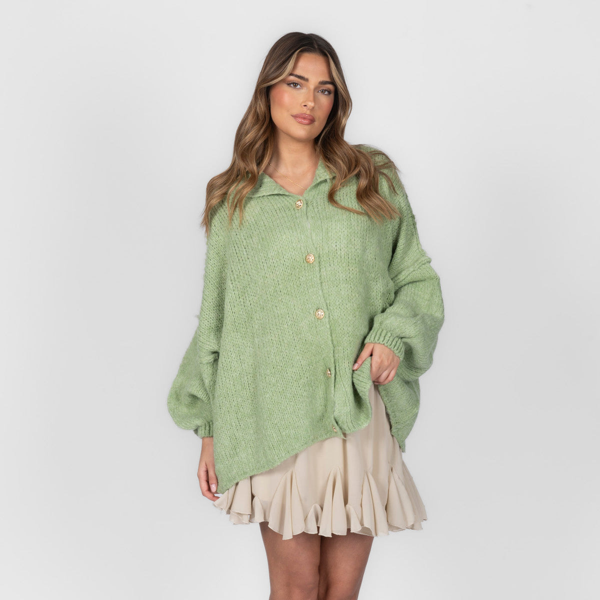 Cárdigan extragrande "CozyGlam