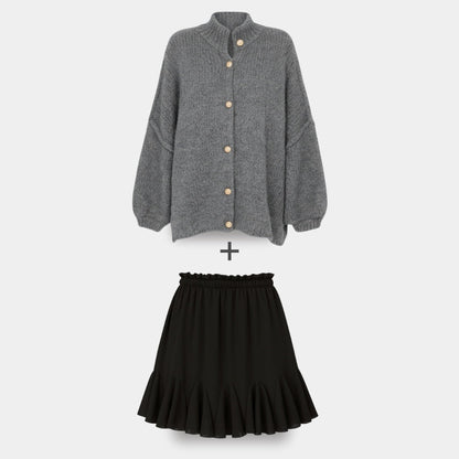 Cardigan Falda