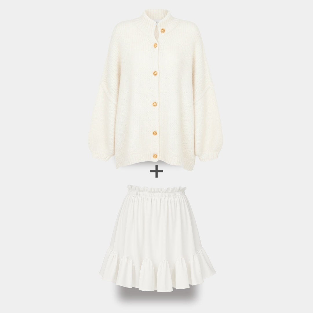 Cardigan Falda
