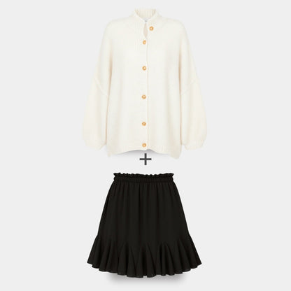 Cardigan Falda
