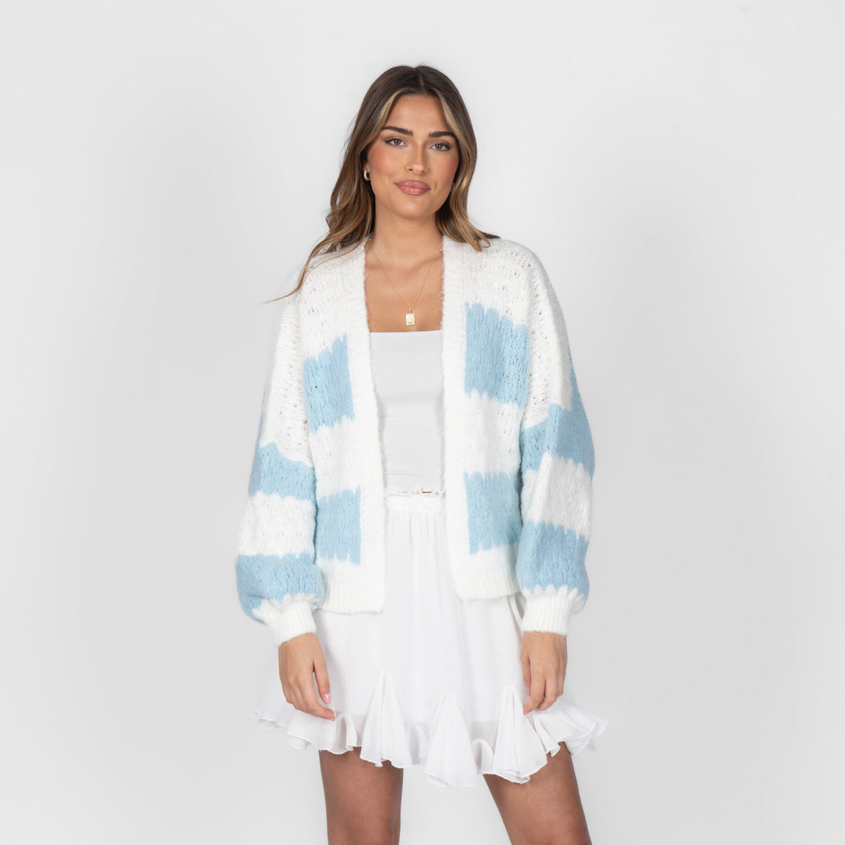 Bold Stripes Oversized Cardigan