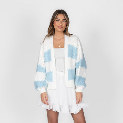Bold Stripes Oversized Cardigan
