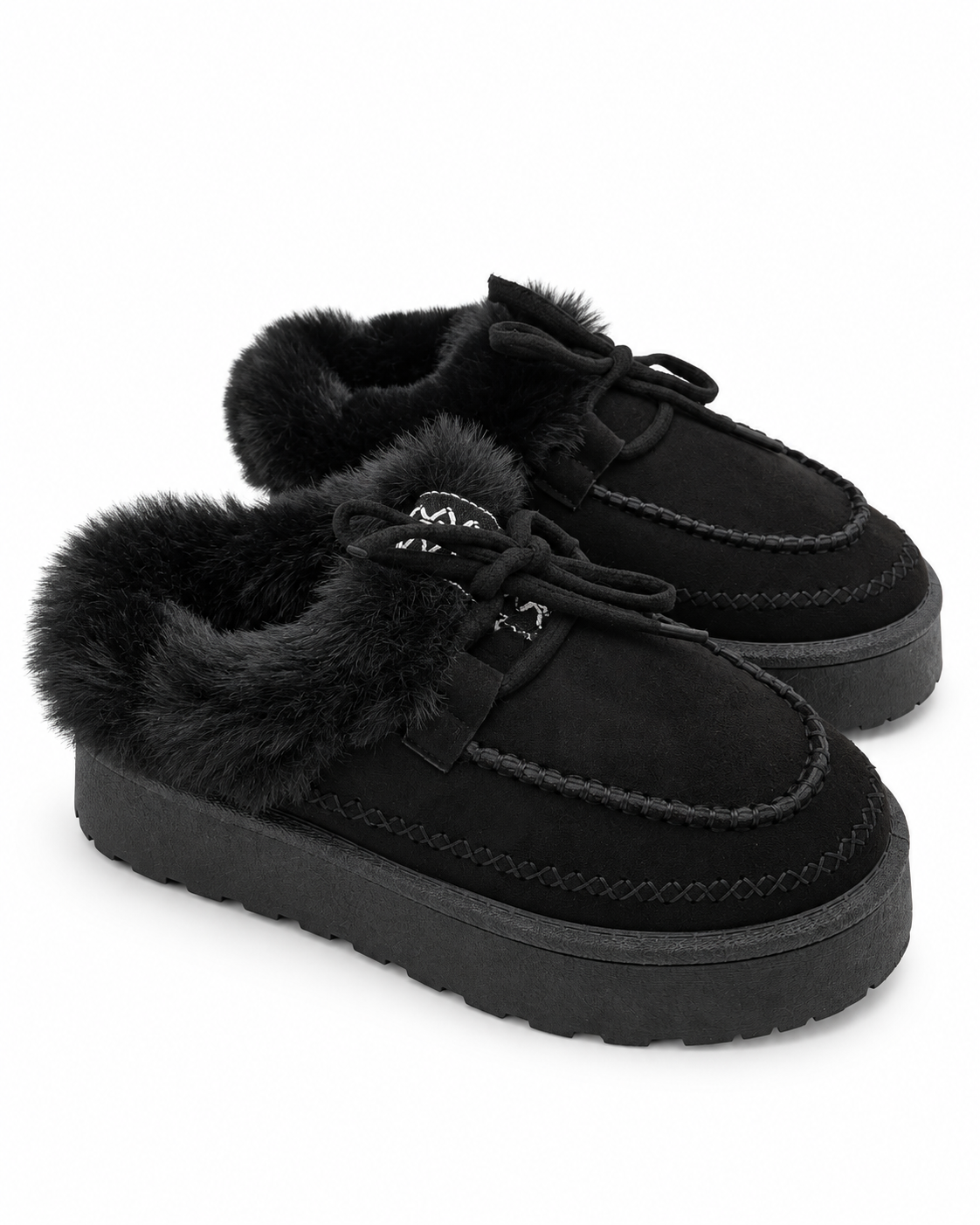 Pantufla tipo mocasín acogedora