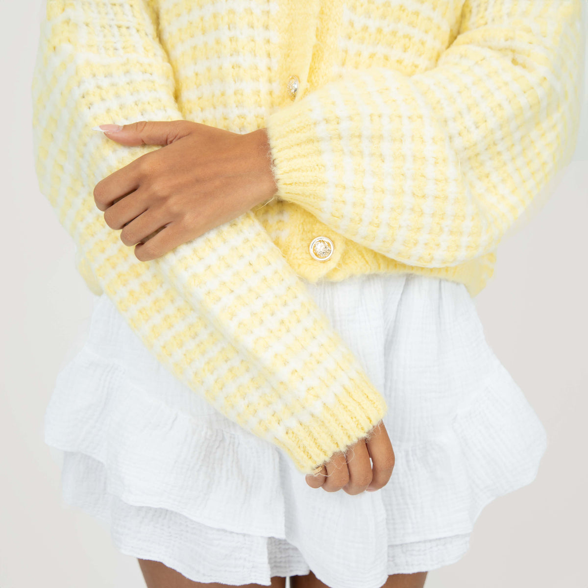 Oversized Waffle Knit Cardigan