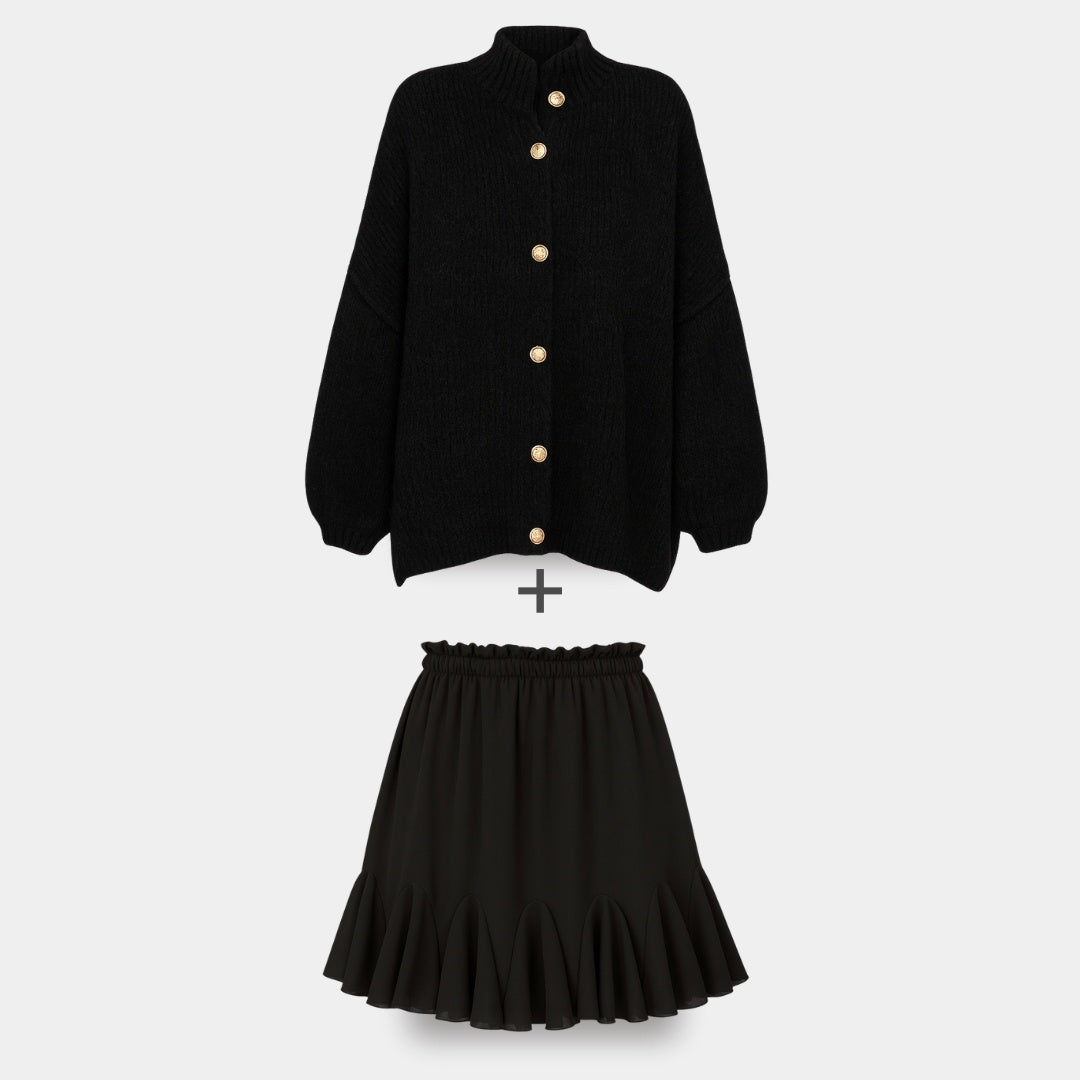 Cardigan Falda