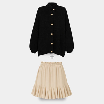 Cardigan Falda