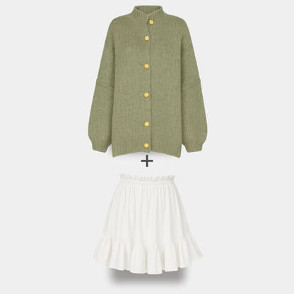 Cardigan Falda