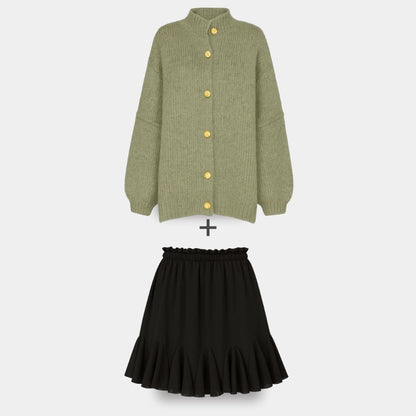 Cardigan Falda