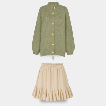 Cardigan Falda