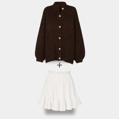 Cardigan Falda