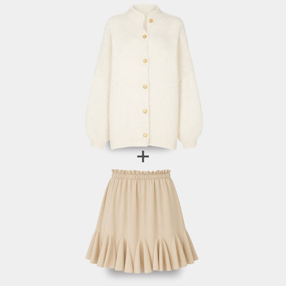 Cardigan Falda