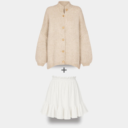 Cardigan Falda
