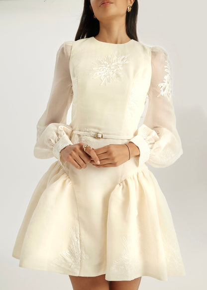 Vestido Seraphine con bordados elegantes | Vainilla