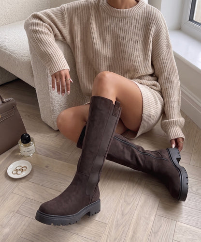 Botas Ivi marrón de ante