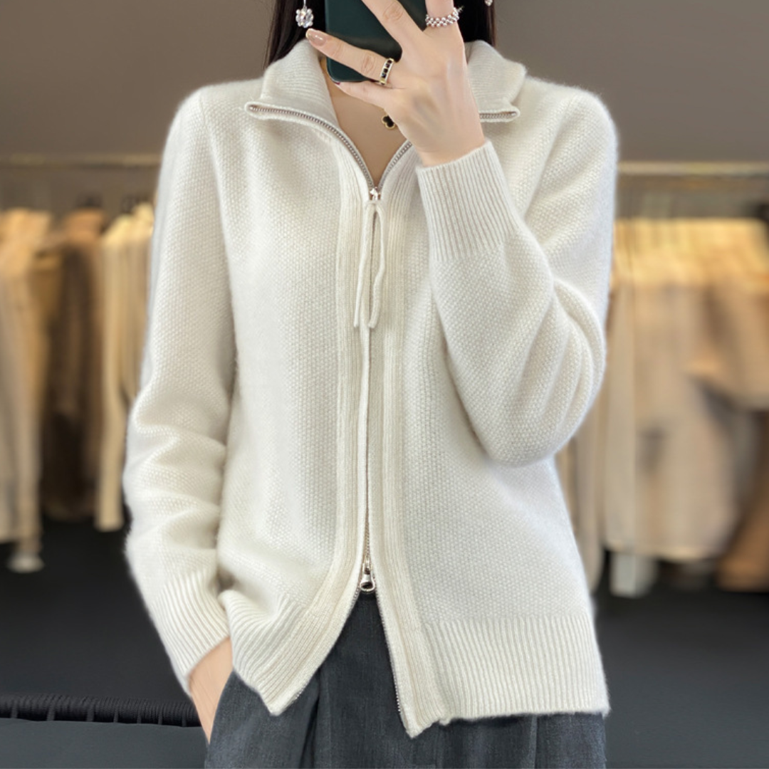 Luna | Cardigan Morbido con Zip