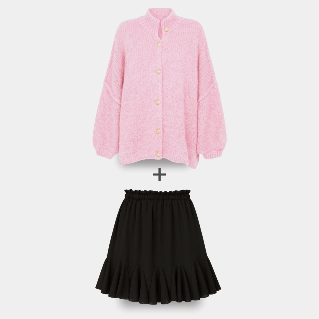 Cardigan Falda