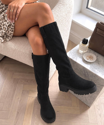 Botas Chira de ante negro