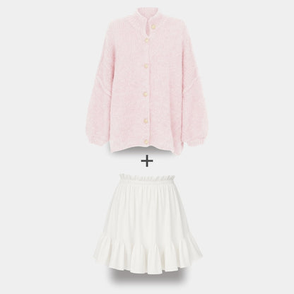 Cardigan Falda