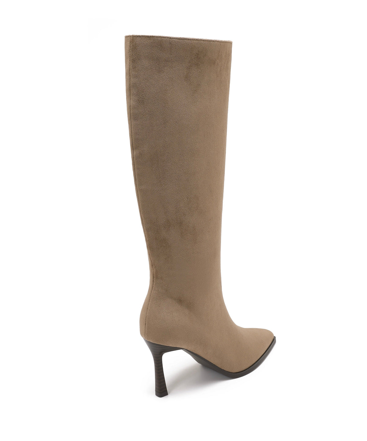 Tacones kitten de ante Maren en topo