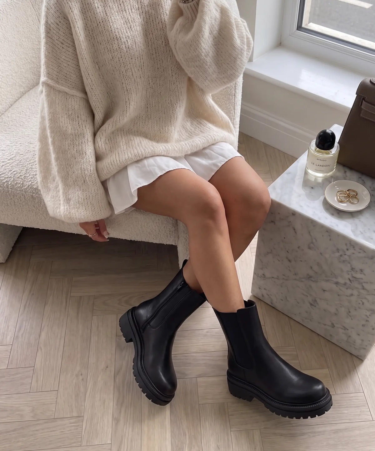 Botines Chelsea Lania negros