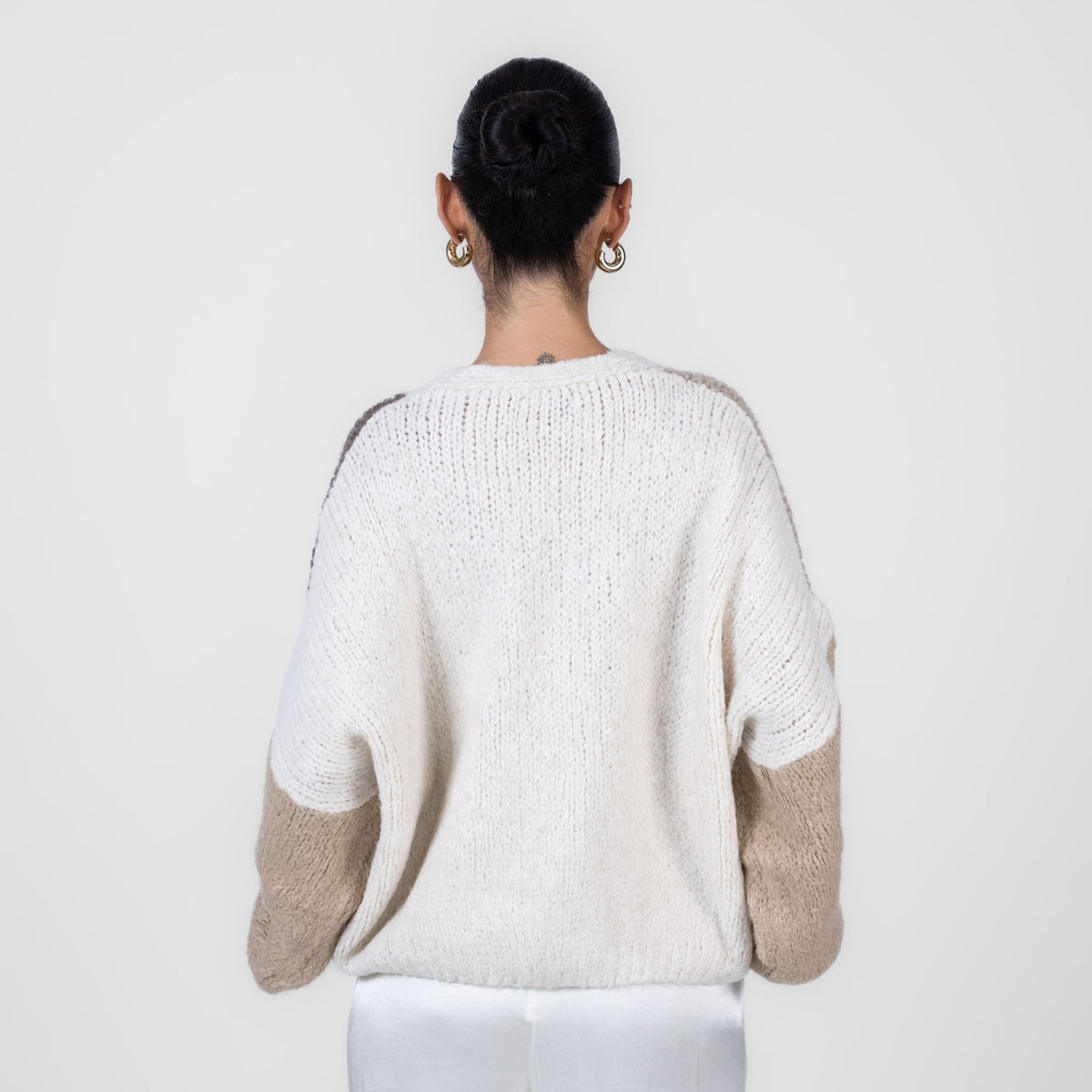 Pastel Velvet Oversized Cardigan