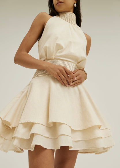 Vestido de lino Alianna Elevate para resort | Arena