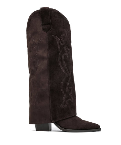 Botas de cowboy Arwen marrón oscuro