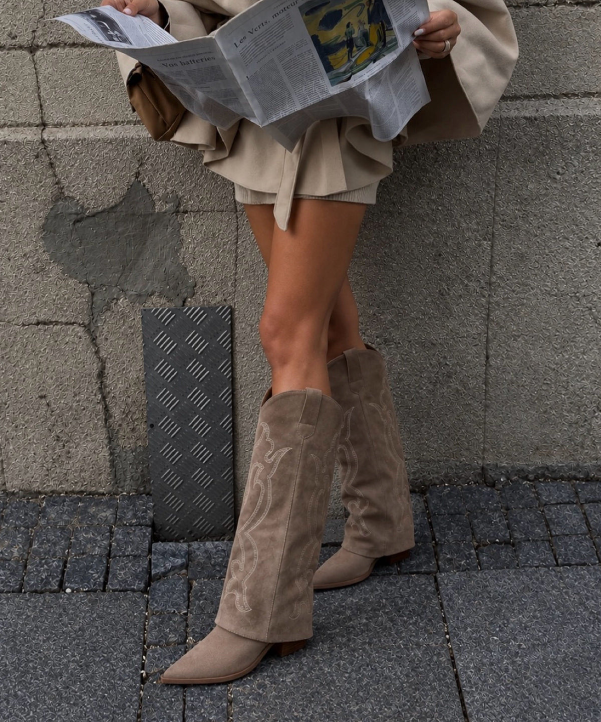 Botas cowboy Arwen color topo