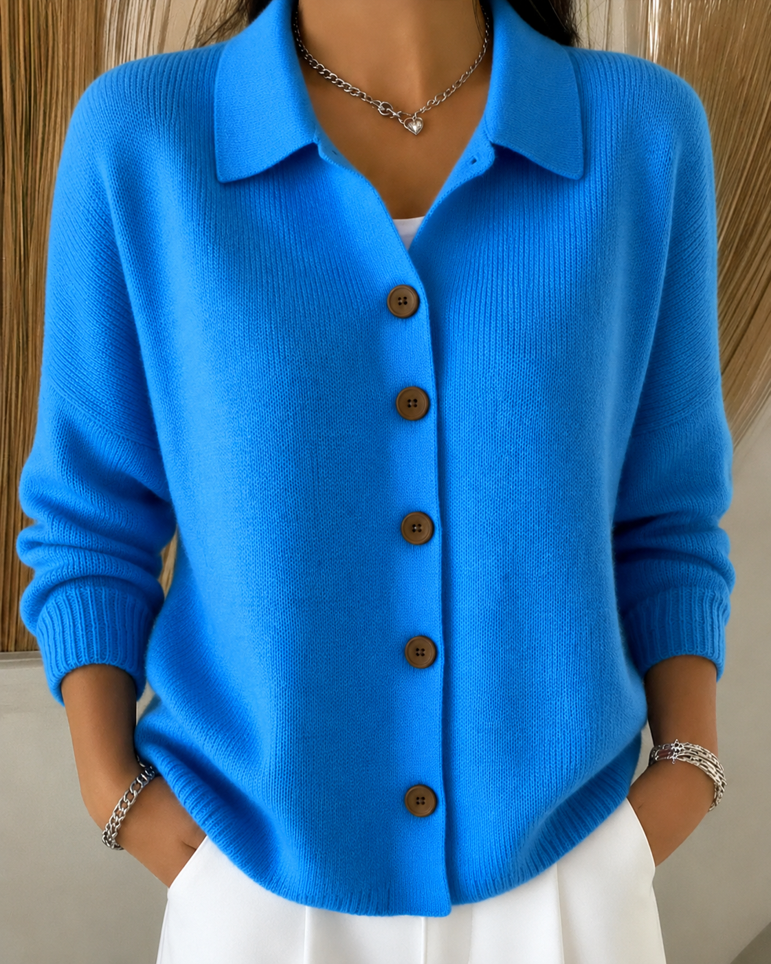 Sienna | Cardigan con Colletto