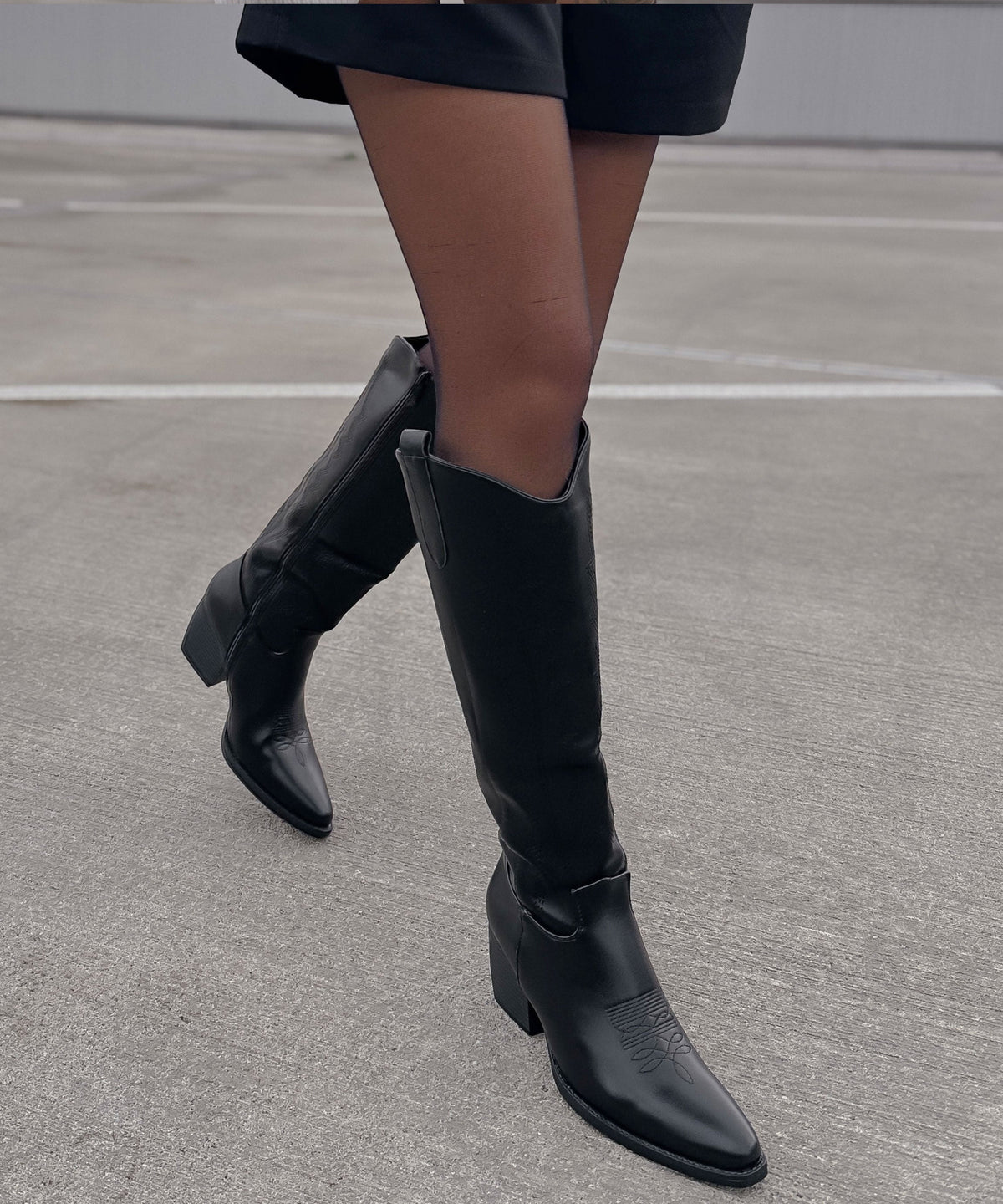 Botas de cowboy Sol negras
