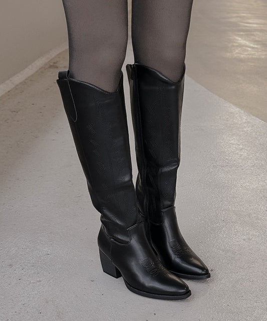 Botas de cowboy Sol negras