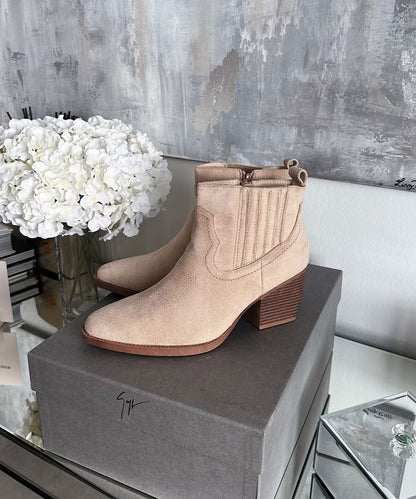 Botines cowboy Allie beige