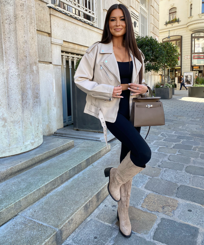 Bota Mena Beige