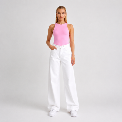 Soft Touch Wide Leg Jeans