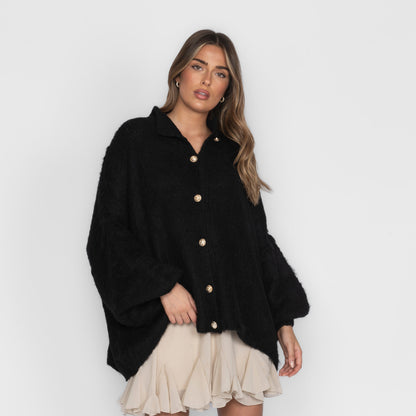 Ultra Softer Oversized Cardigan "CozyGlam"