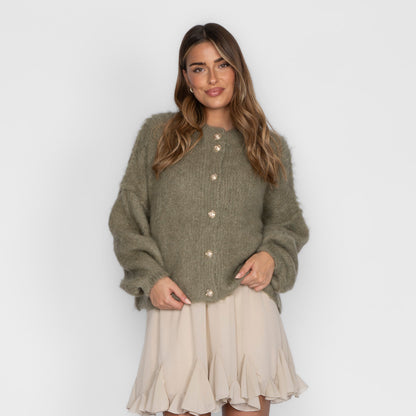 Oversized Cardigan Short "CozyGlam"